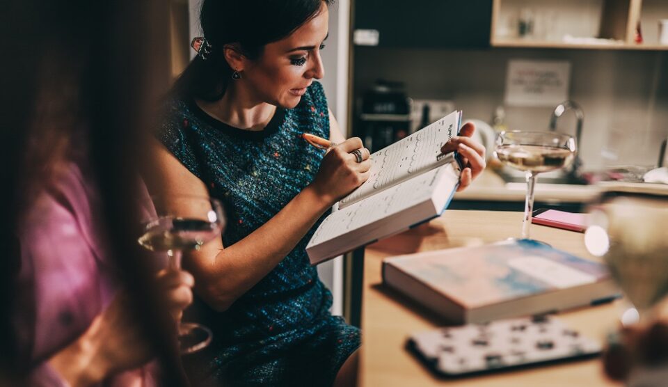 writing down goals